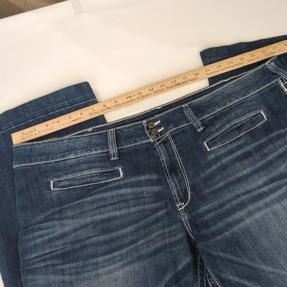 Ariat Women's Straight Leg Jeans - Blue - Picture 13 of 16